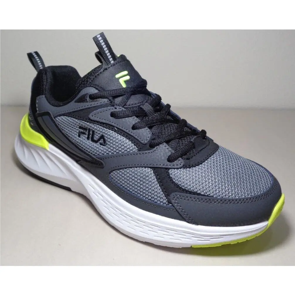 Fila shoes - EVERSE - EVERSE - Monument Grey / Black / Safety Yellow (UPC: 196447239766) 2