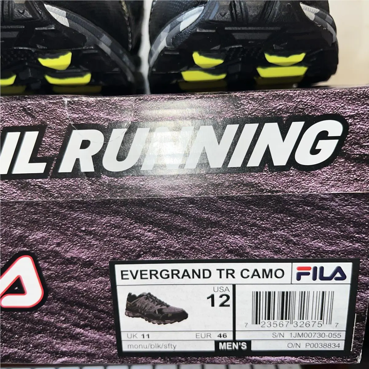 Fila shoes - Fila Evergrand Tr - Evergrand - 1JM00730-055 - monu/blk/sfty, Main: Black 0