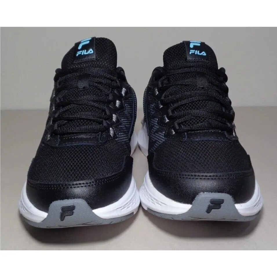 Fila shoes - Black / White / Aruba Blue (UPC: 196447239605) 11