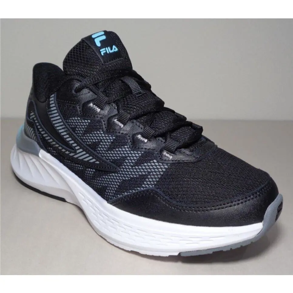 Fila shoes - Black / White / Aruba Blue (UPC: 196447239605) 3