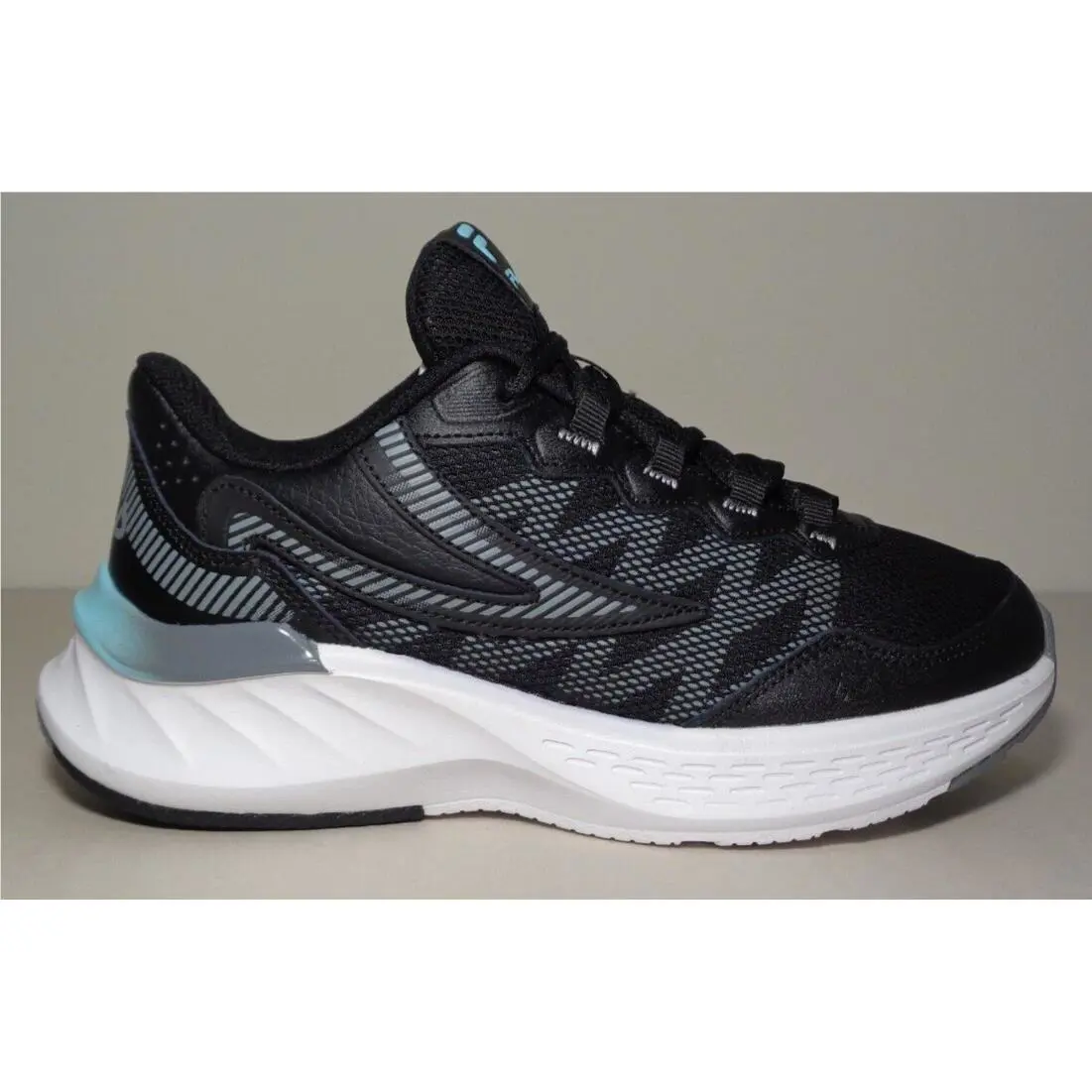 Fila shoes - Black / White / Aruba Blue (UPC: 196447239605) 0