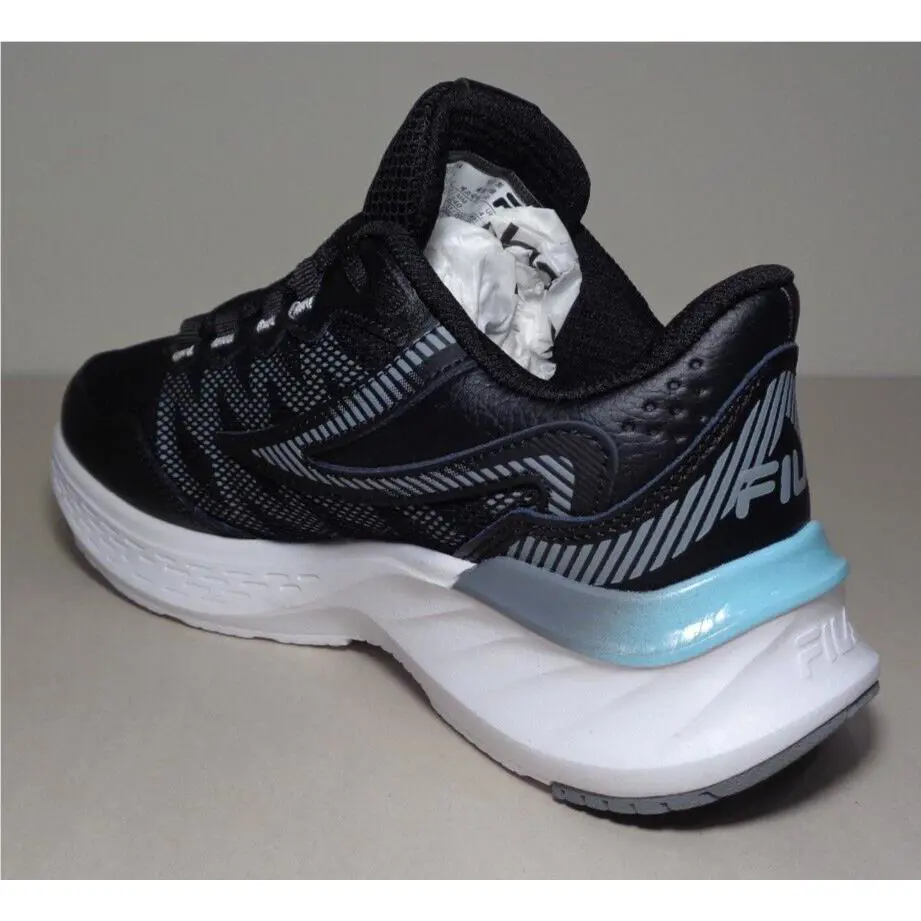 Fila shoes - Black / White / Aruba Blue (UPC: 196447239599) 8