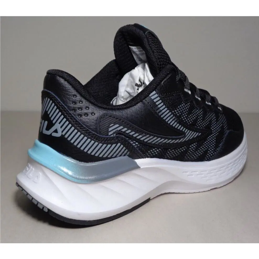 Fila shoes - Black / White / Aruba Blue (UPC: 196447239599) 10