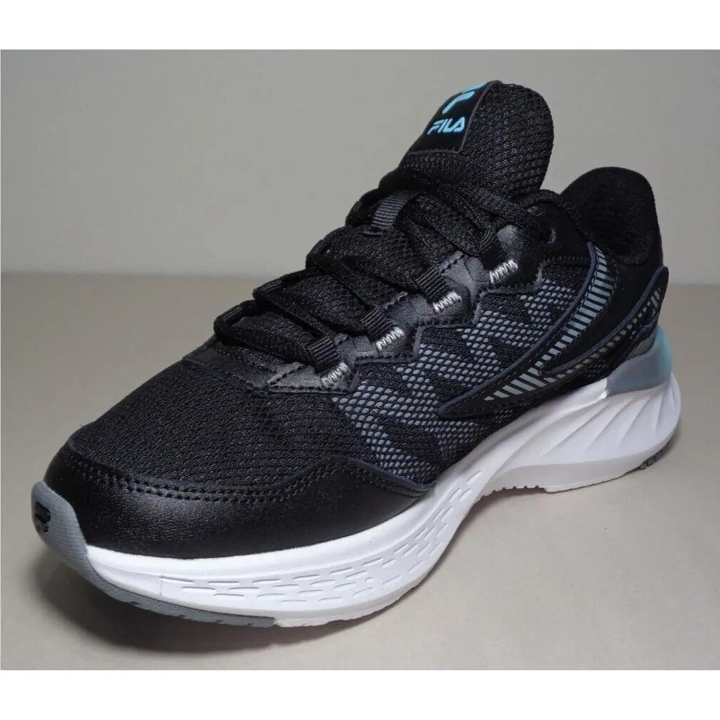Fila shoes - Black / White / Aruba Blue (UPC: 196447239599) 6