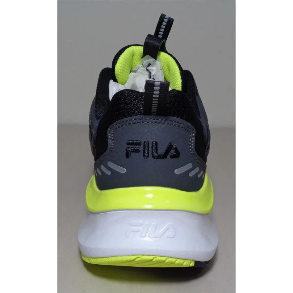 Fila shoes - EVERSE - EVERSE - Monument Grey / Black / Safety Yellow (UPC: 196447239865) 8