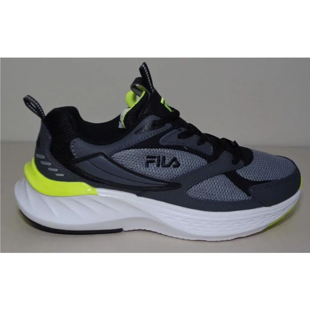 Fila shoes - EVERSE - EVERSE - Monument Grey / Black / Safety Yellow (UPC: 196447239865) 0