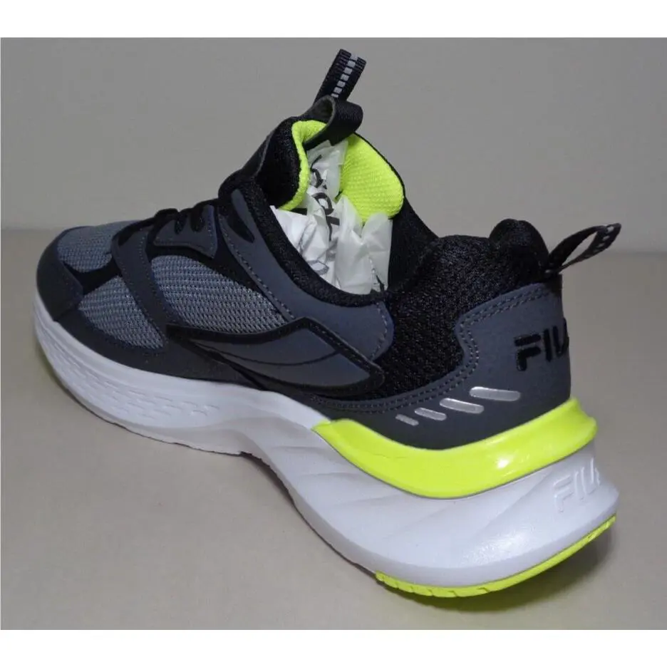 Fila shoes - EVERSE - EVERSE - Monument Grey / Black / Safety Yellow (UPC: 196447239865) 7