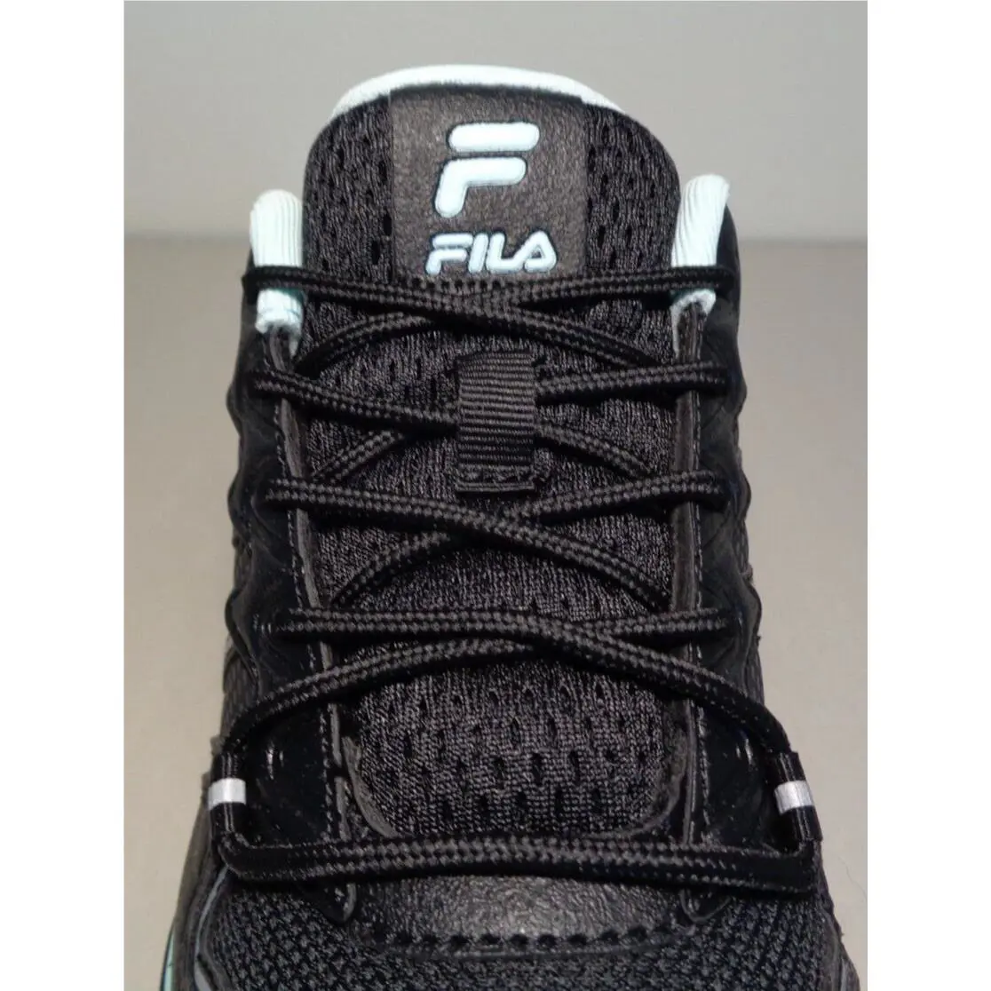 Fila shoes - Black/Black/Fila Aqua (UPC: 196447239278) 7