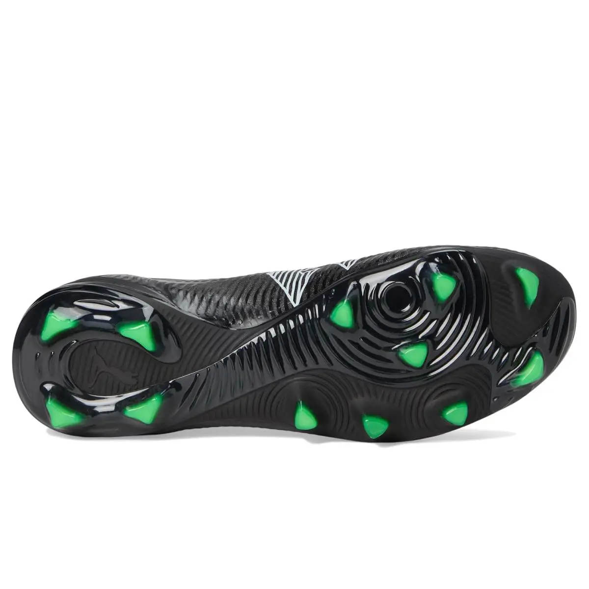 Puma shoes - Puma Black-Cool Light Gray-Fluo Green 1