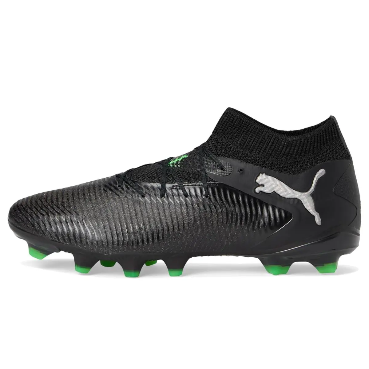 Puma shoes - Puma Black-Cool Light Gray-Fluo Green 2