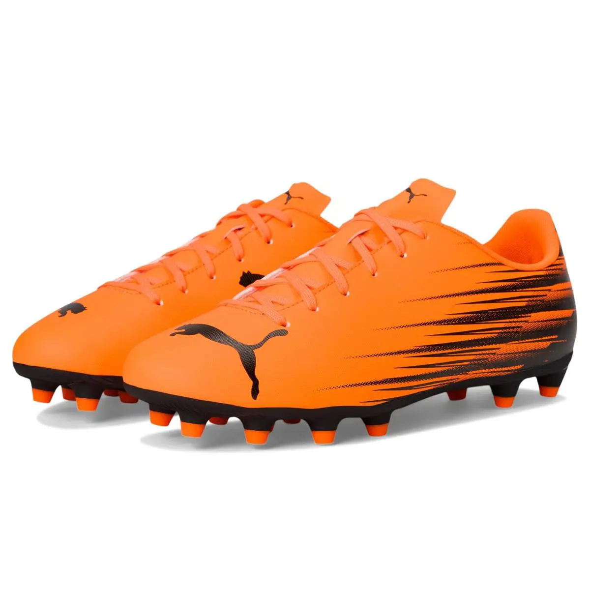 Man`s Shoes Puma Attacanto Firm Artificial Ground Soccer Cleats Heat Fire/Black