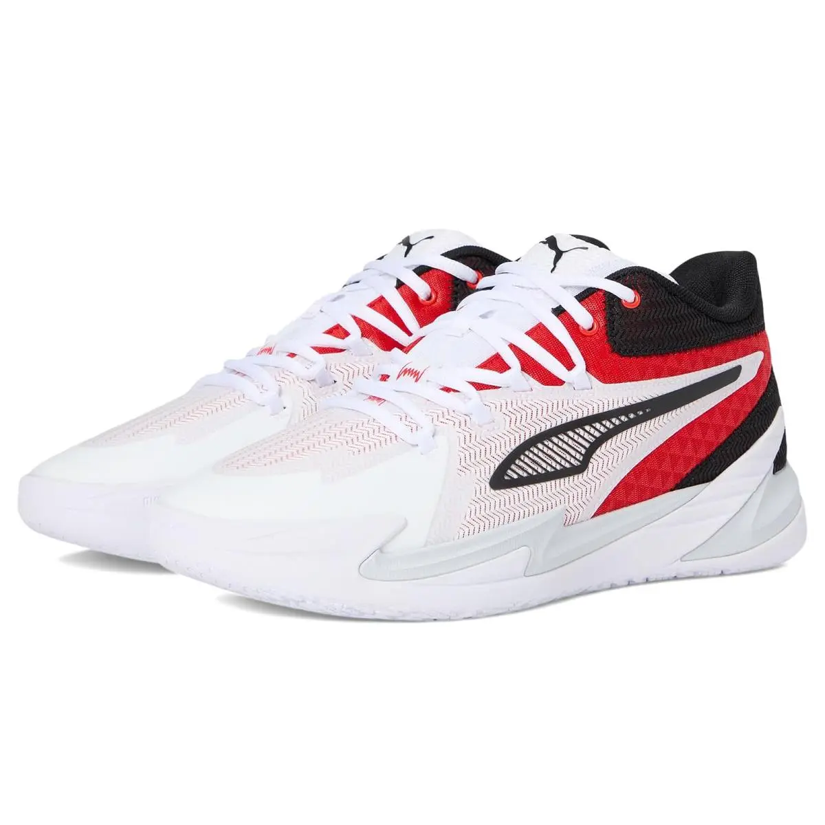 Man`s Sneakers Athletic Shoes  Dagger Basketball Shoes  Red/ Black by Puma