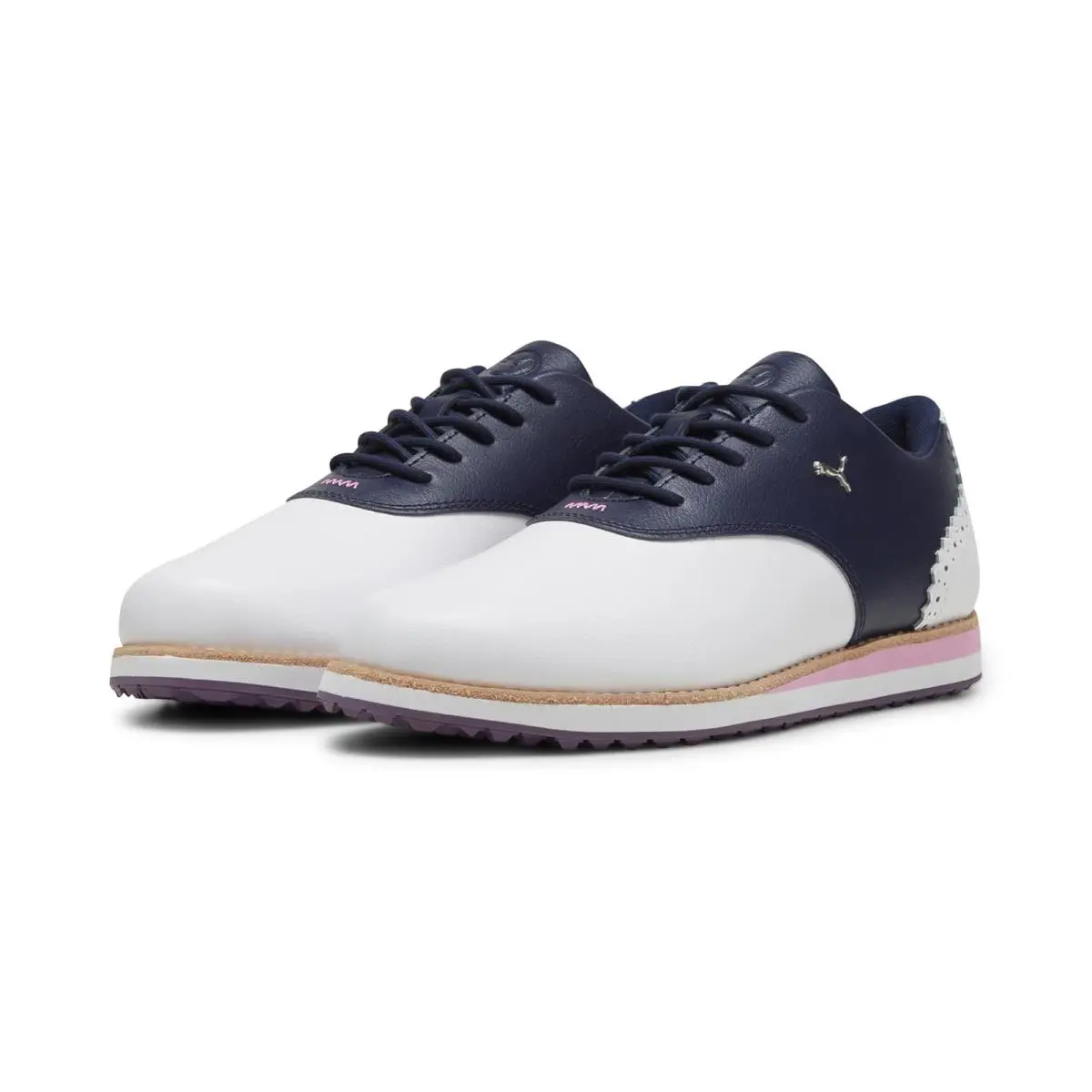 Puma shoes - Puma White/Deep Navy/Sand Dune 5