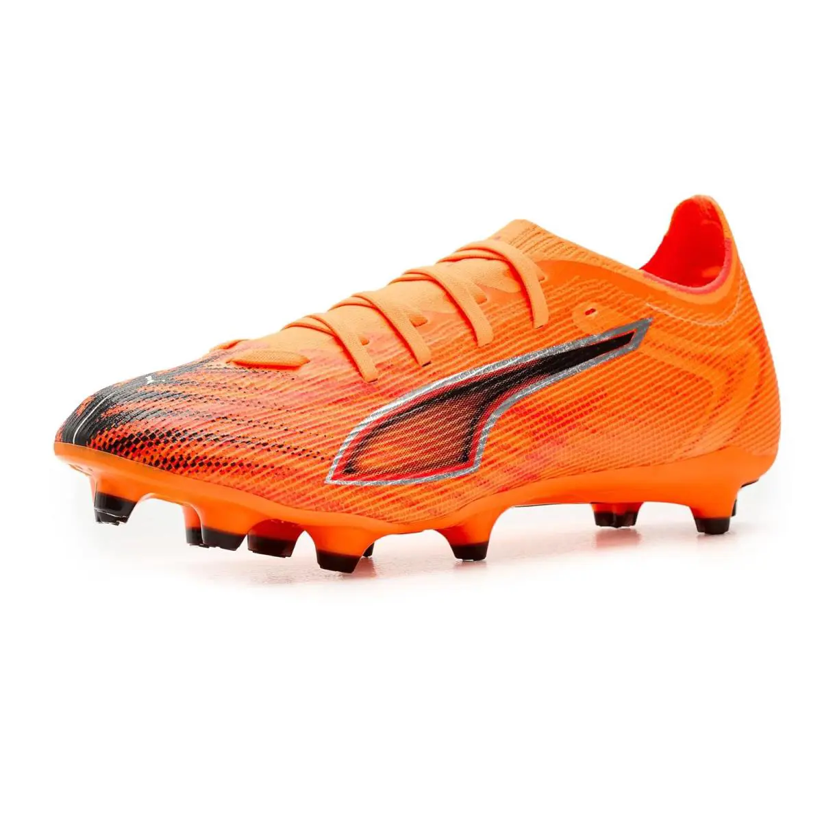 Man`s Shoes Puma Ultra 6 Match Firm Artificial Ground Soccer Cleats Heat Fire/Black/Glowing Red