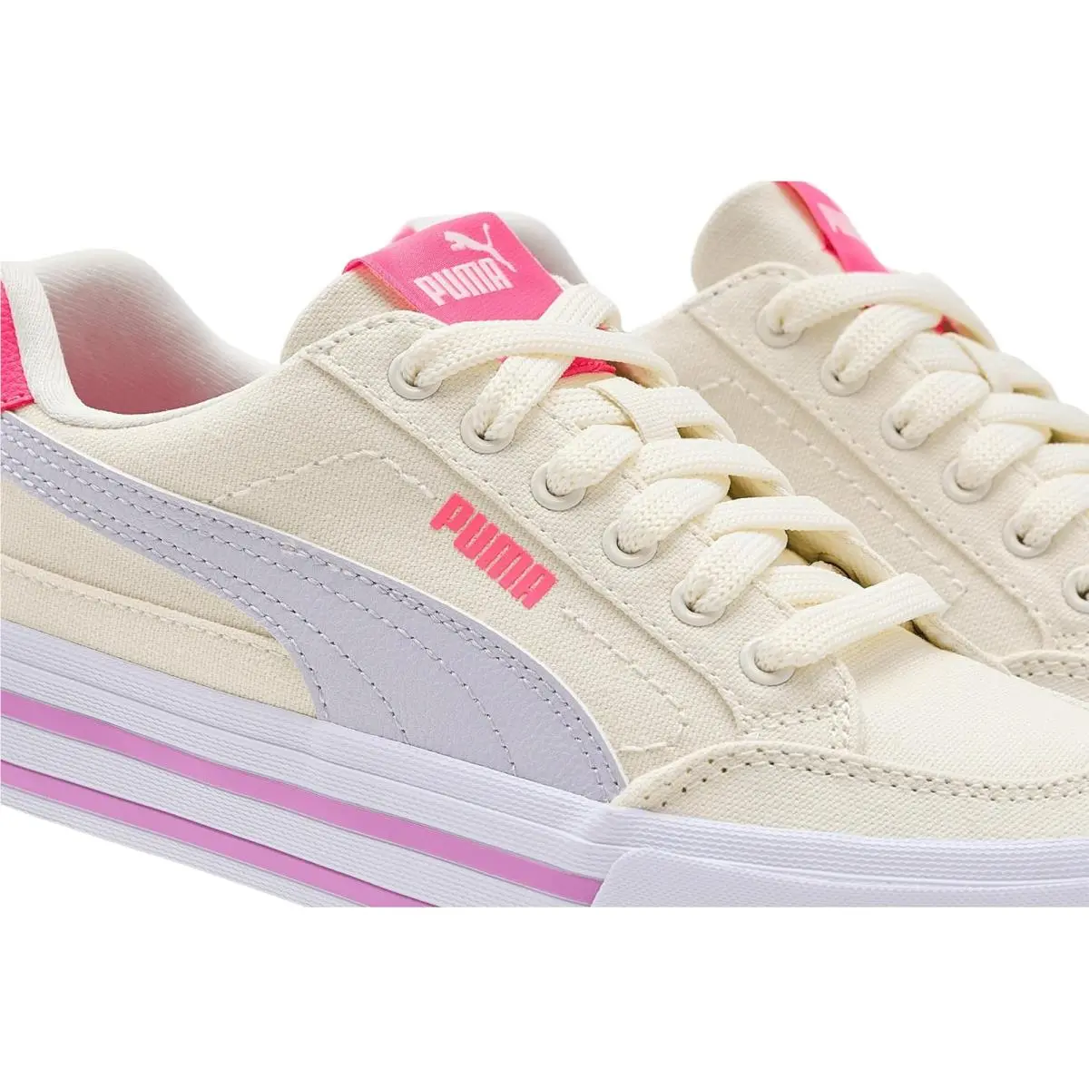 Puma shoes - Puma White/Red Fire/Vapor Gray 23