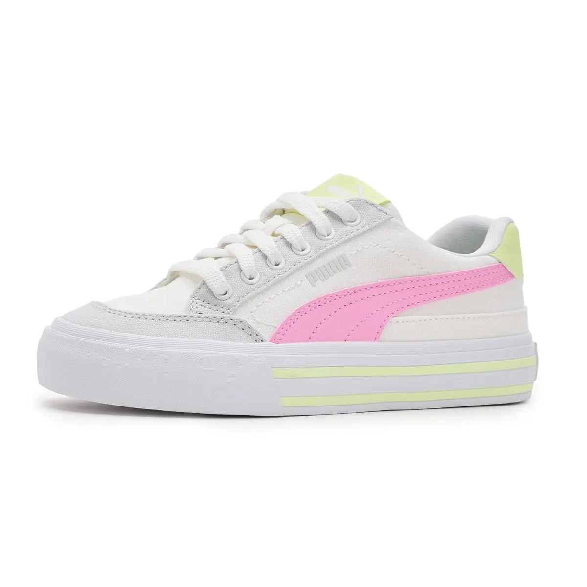 Puma shoes - Puma White/Red Fire/Vapor Gray 32