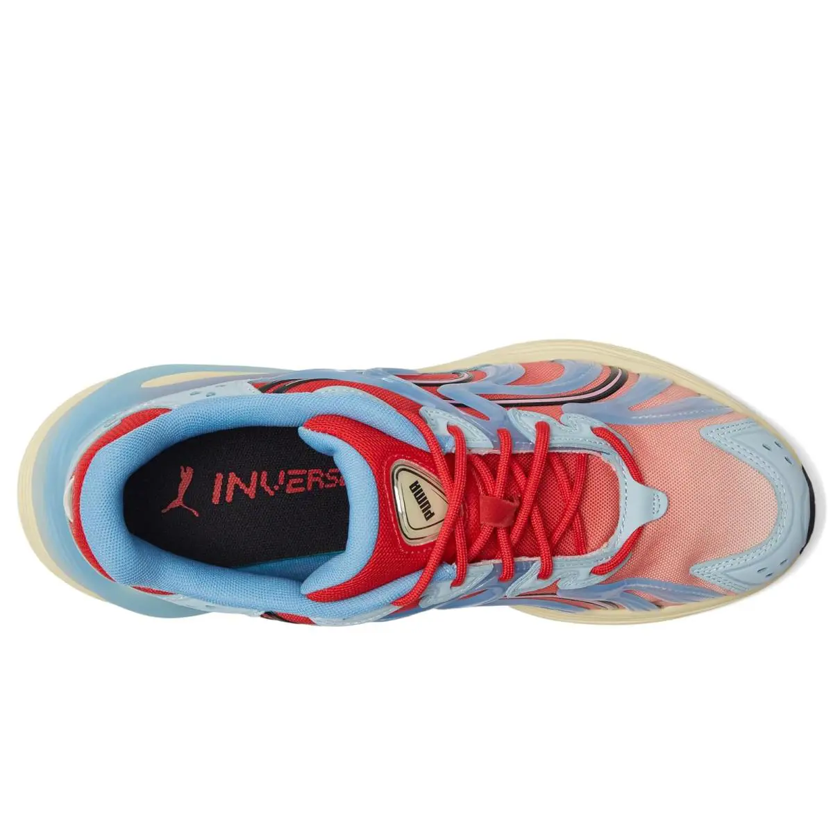 Puma shoes - Creamy Vanilla/For All Time Red/Team Light Blue 0