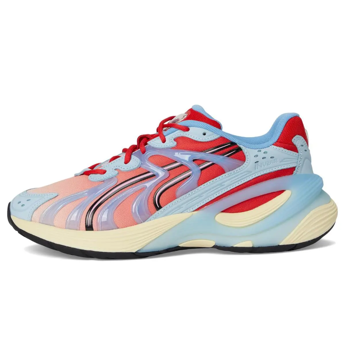 Puma shoes - Creamy Vanilla/For All Time Red/Team Light Blue 2