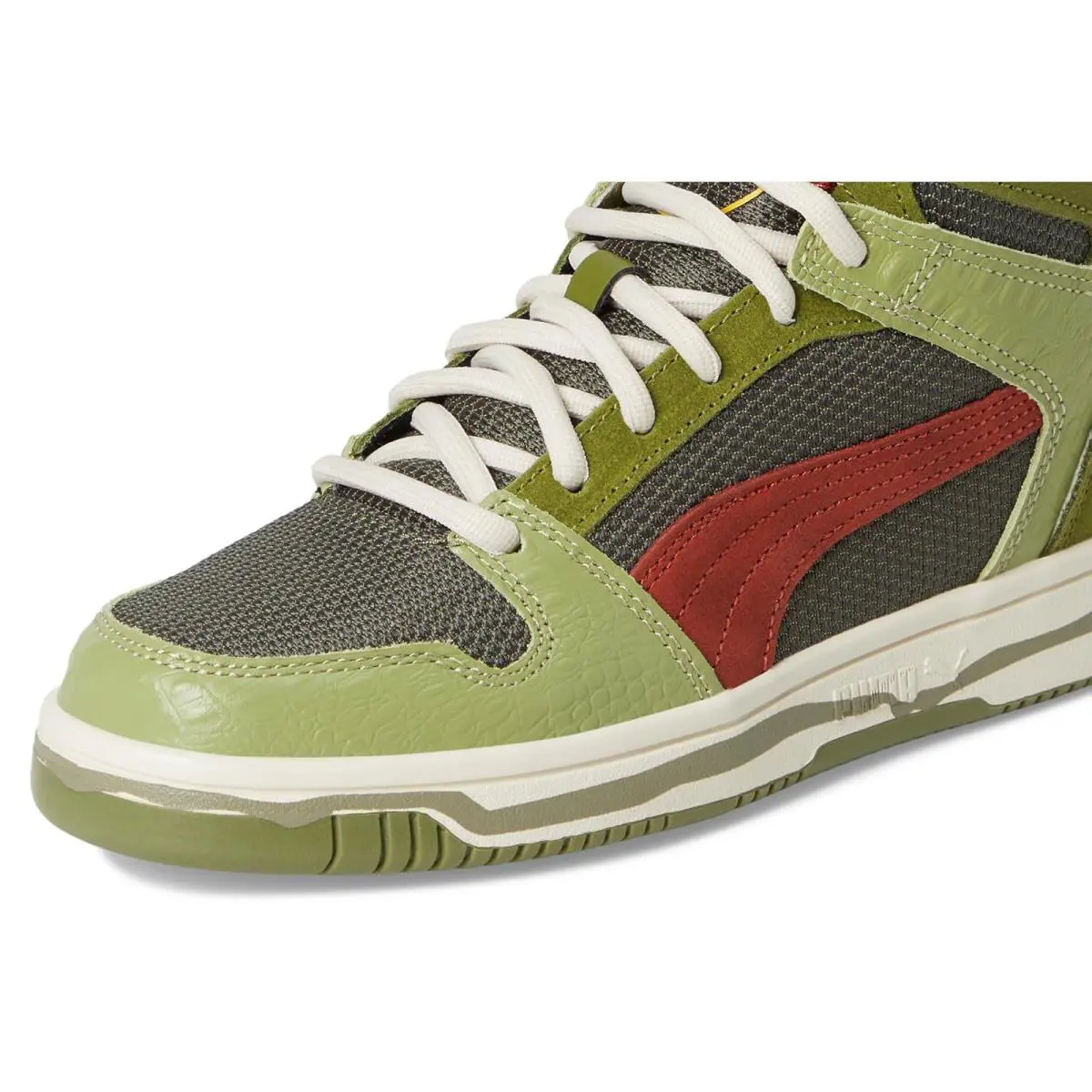 Puma shoes - Green Moss/Mars Red/Yellow Sizzle 4