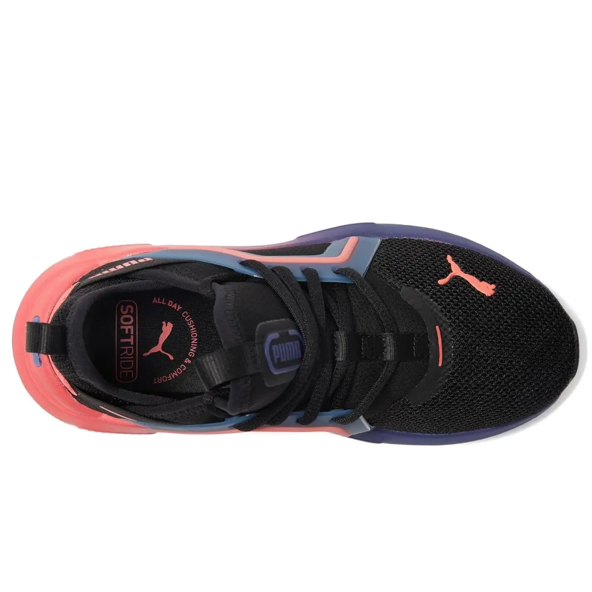 Puma shoes - Puma Black/Blue Crystal/Peach Frost 7
