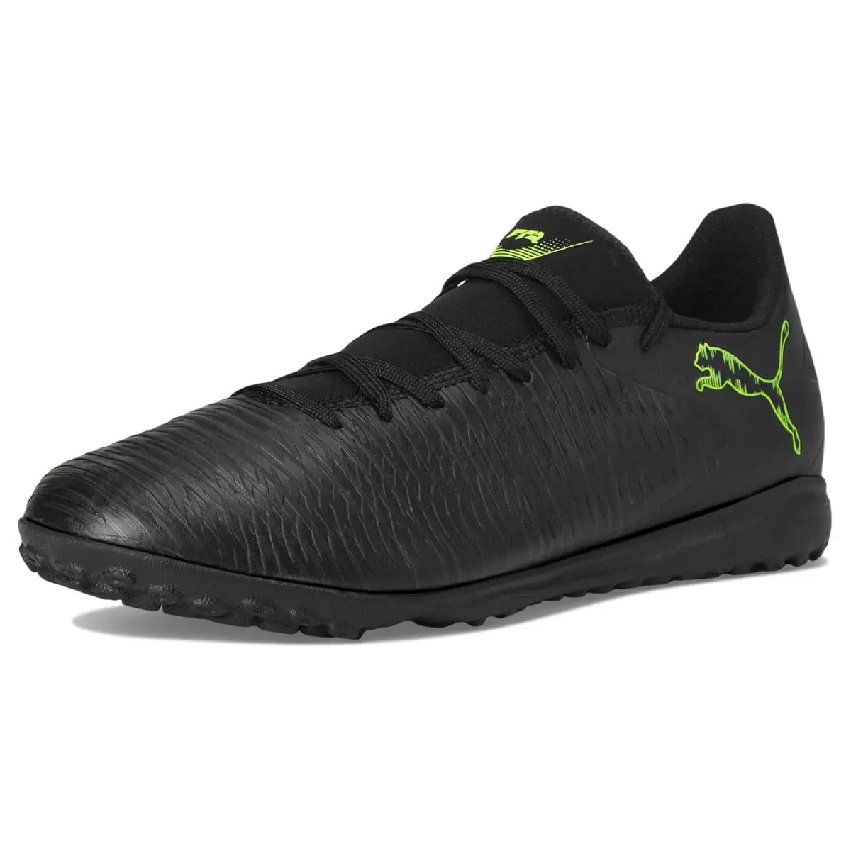 Puma shoes - Puma Black-Cool Light Gray-Fluo Green 5