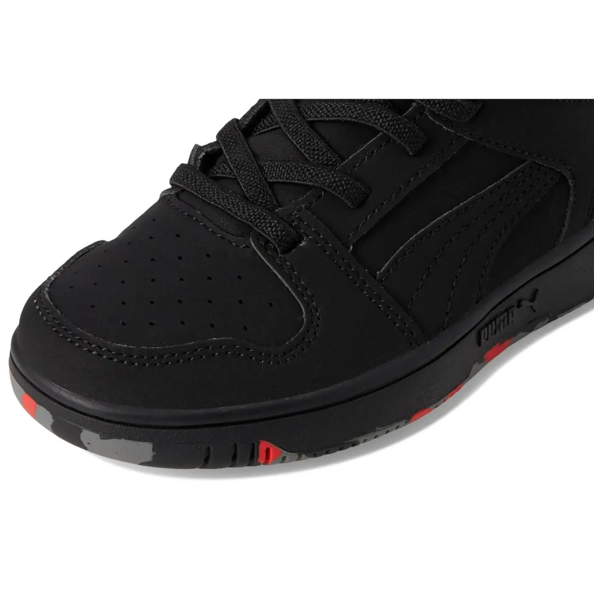 Puma shoes - Black/For All Time Red/Cool Dark Gray 4
