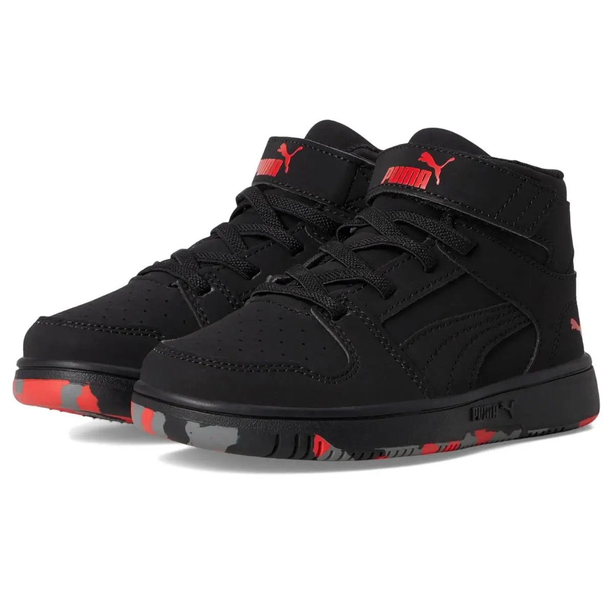 Puma shoes - Black/For All Time Red/Cool Dark Gray 6