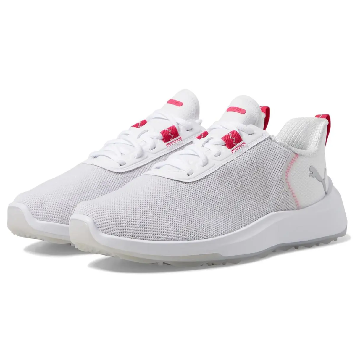 Children Unisex Sneakers Athletic Shoes Puma Golf Fusion Crush Sport Jr - Puma White/Garnet Rose