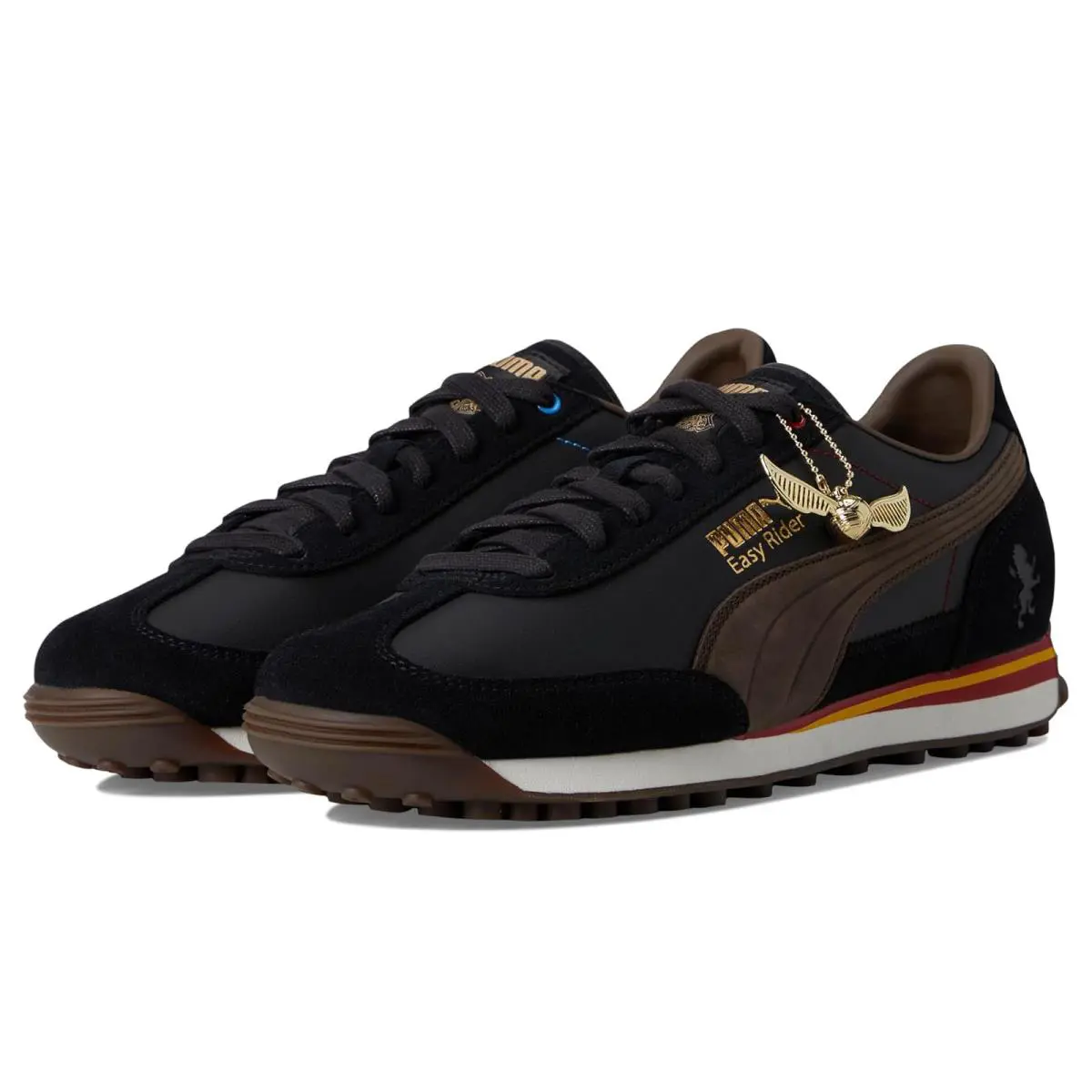 Man`s Sneakers Athletic Shoes Puma Easy Rider Harry Potter Sneakers - Puma Black/Chocolate