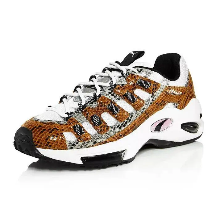 Puma Z35118 Mens White/orange Cell Endura Animal Kingdom Sneakers Size 10.5M - White/Orange