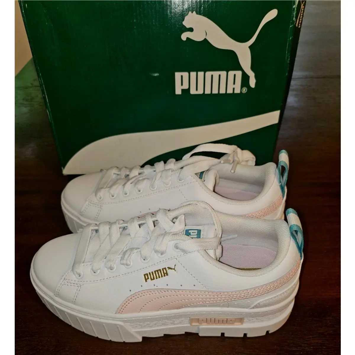 Puma shoes - White Pink 1