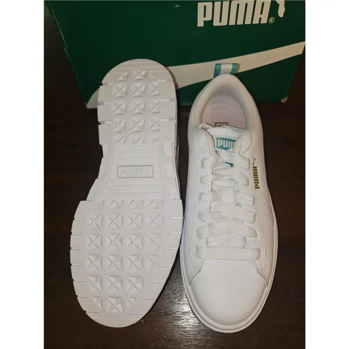 Puma shoes - White Pink 4