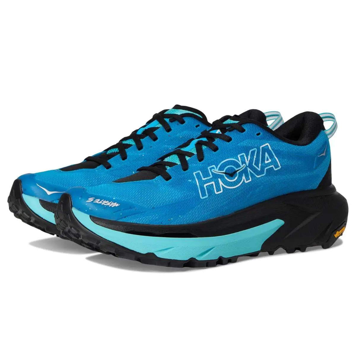Man`s Sneakers Athletic Shoes Hoka Mafate 5 - Skyward Blue/Black