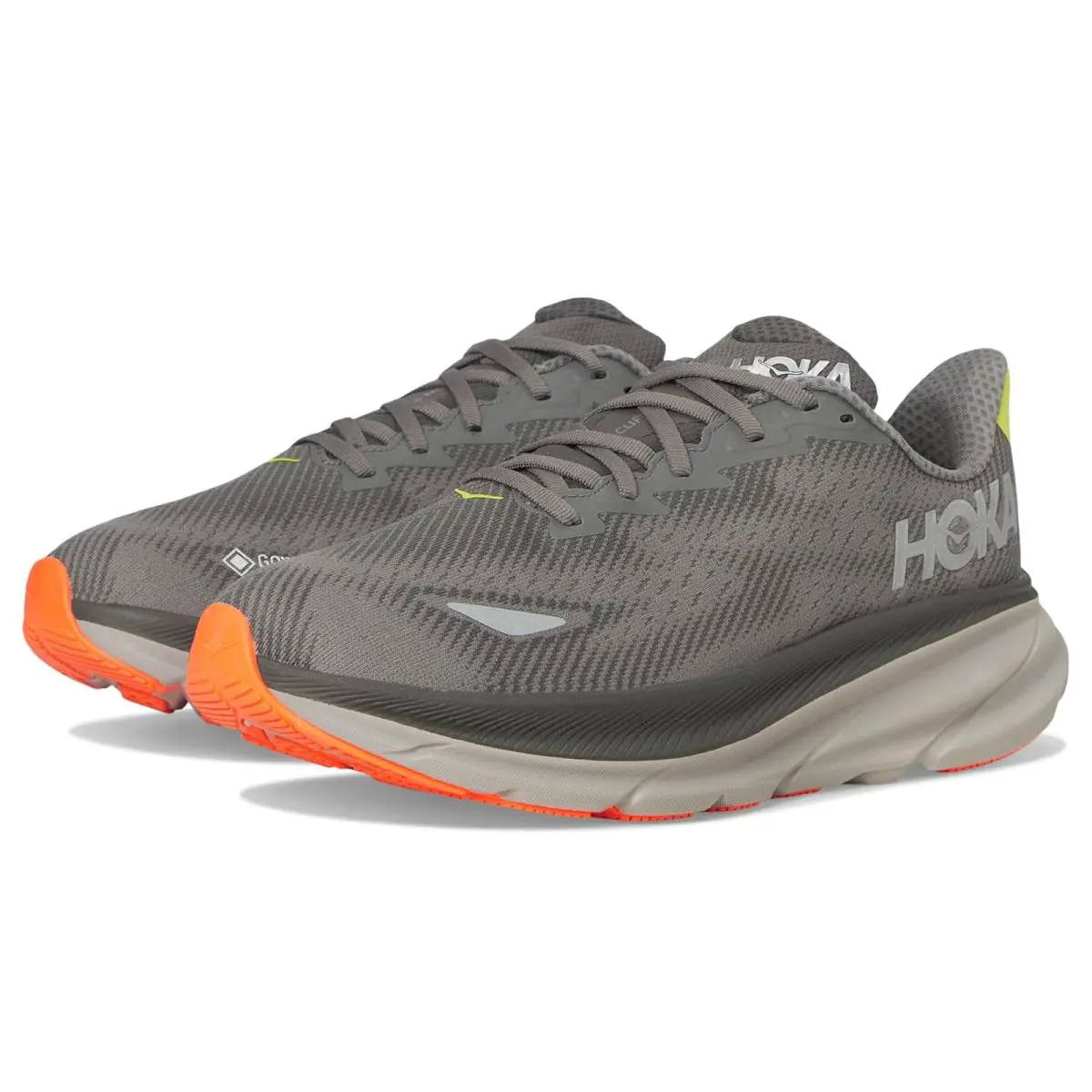 Hoka shoes - Asphalt Grey/Gravel 6