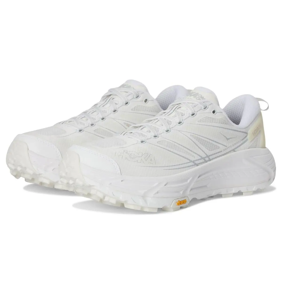 Unisex Sneakers Athletic Shoes Hoka Mafate Speed 2 - Lunar Rock