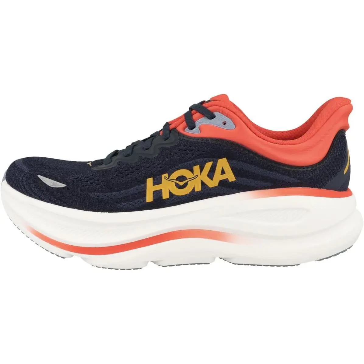 Hoka Bondi 9 Mens Running Shoe - Varsity Navy/nautical Blue - Blue