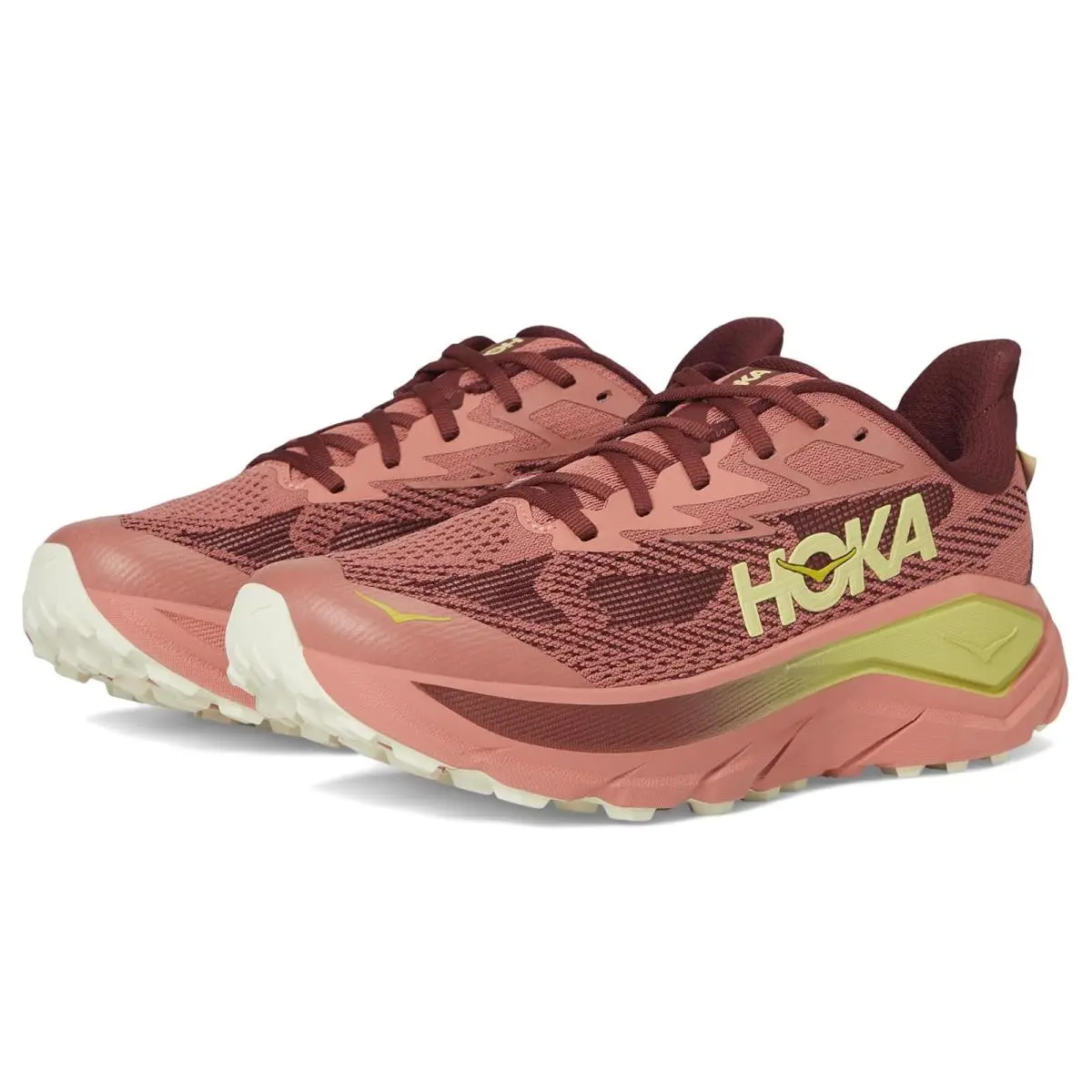 Hoka shoes - Blush/Dark Cedar 6