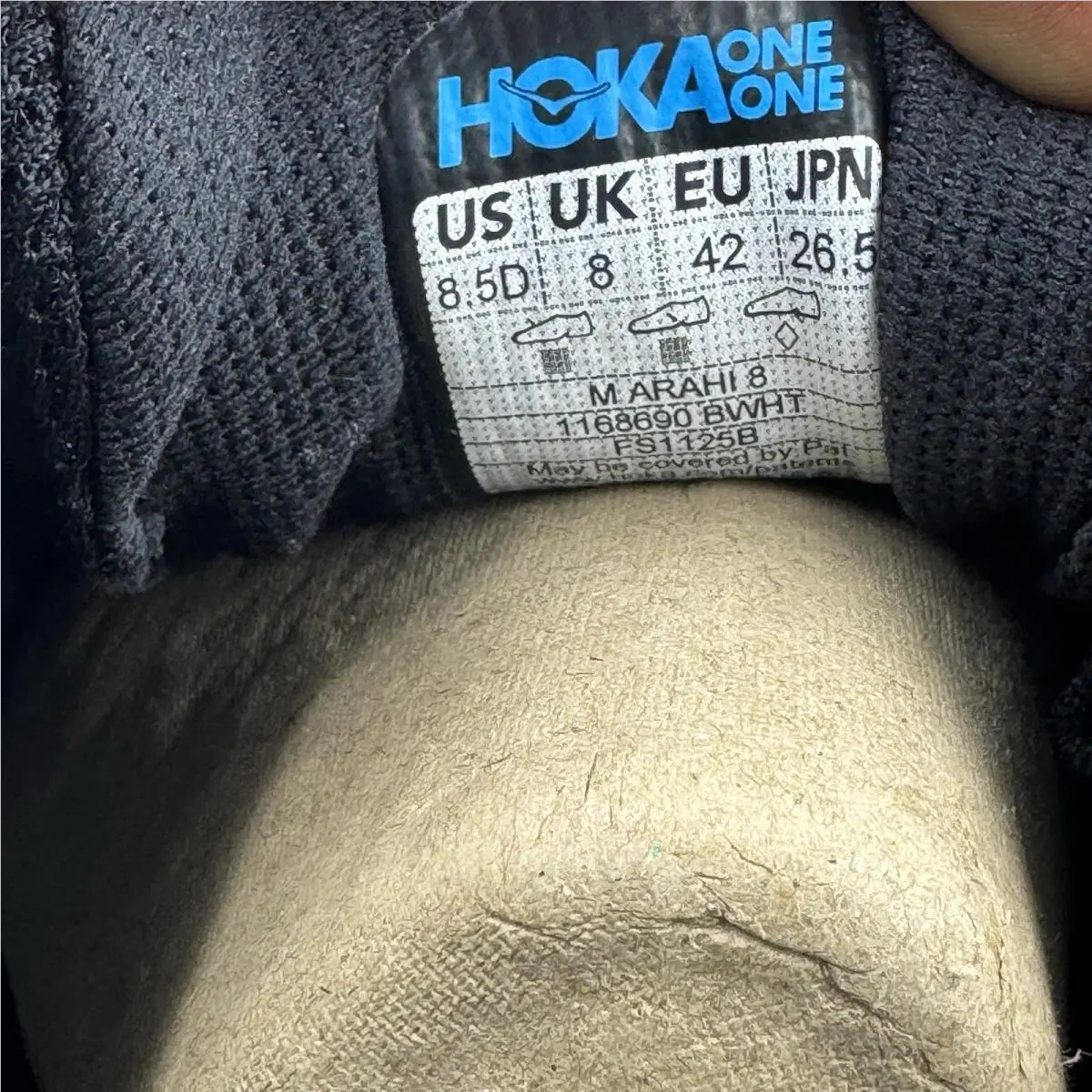 Hoka shoes - Hoka One One Arahi 8 - 1168690/BWHT - Black/white 4