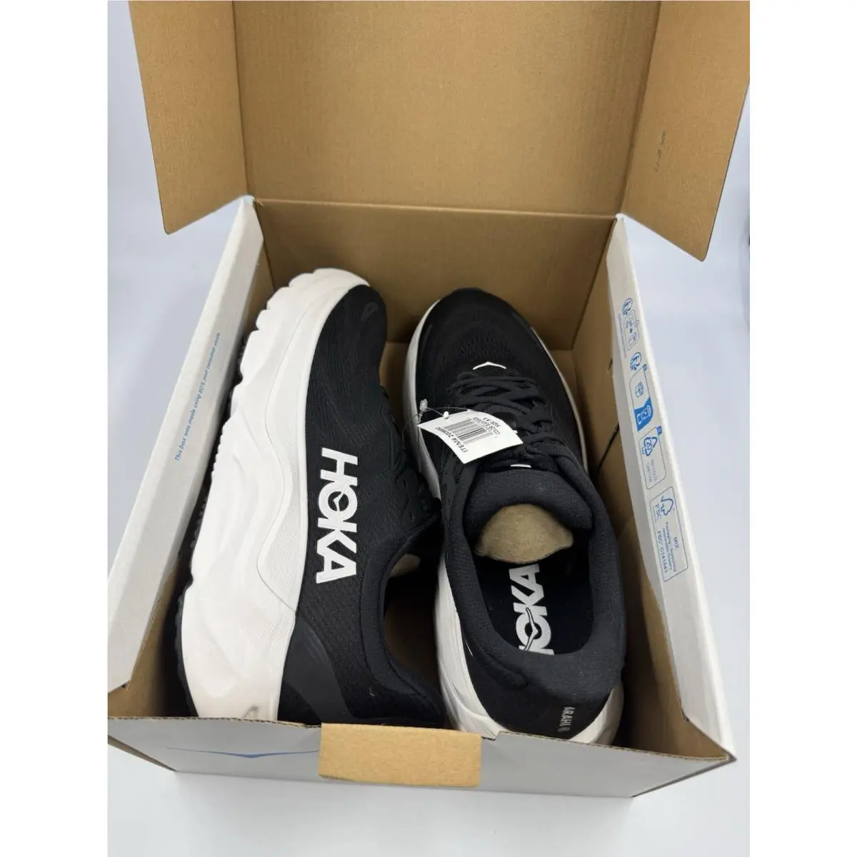Hoka shoes - Hoka One One Arahi 8 - 1168690/BWHT - Black/white 7