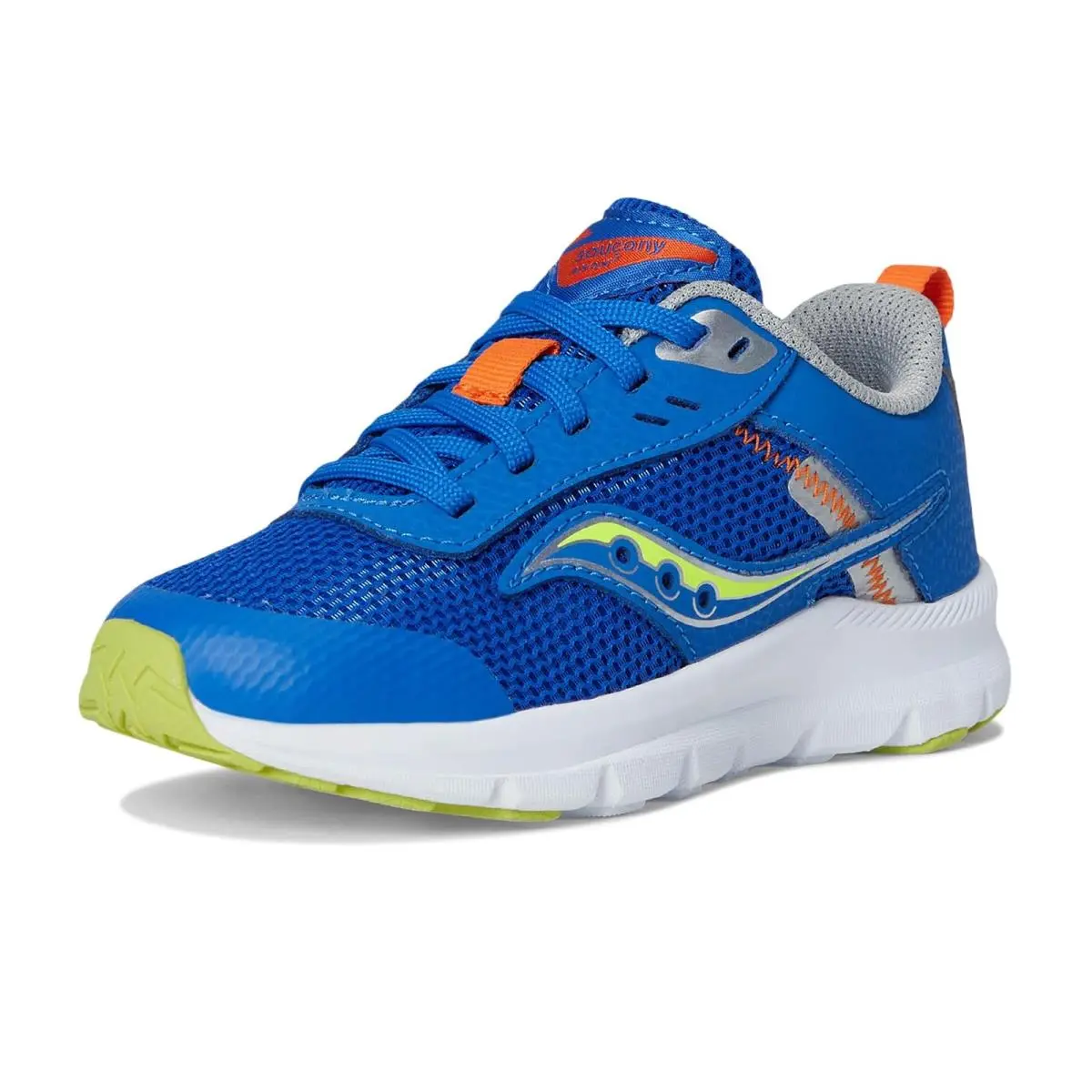 Saucony shoes - Blue/Citron 5