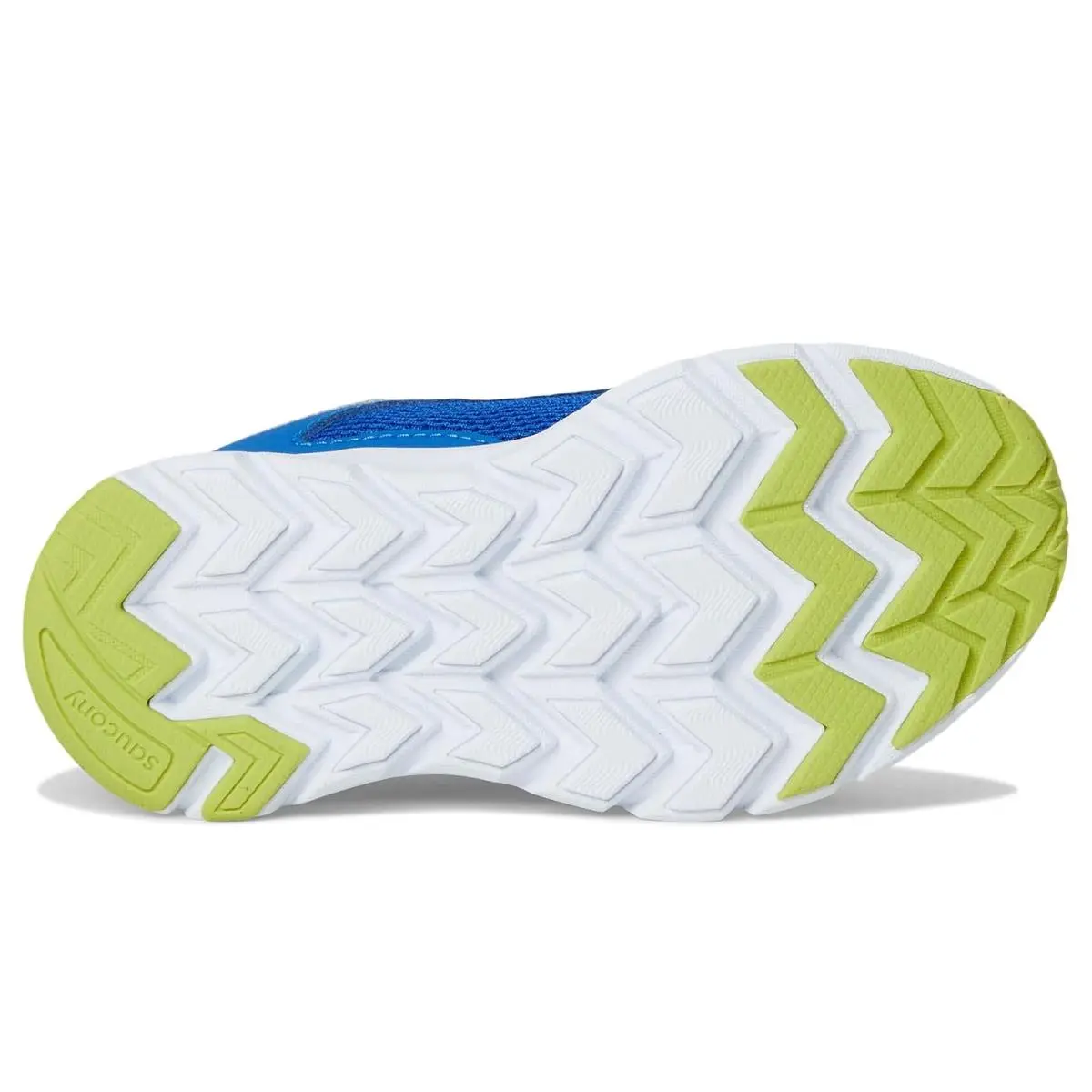 Saucony shoes - Blue/Citron 8