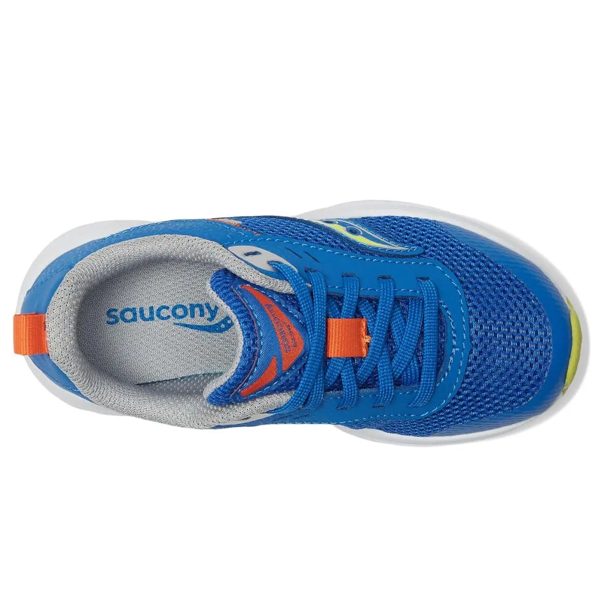 Saucony shoes - Blue/Citron 7