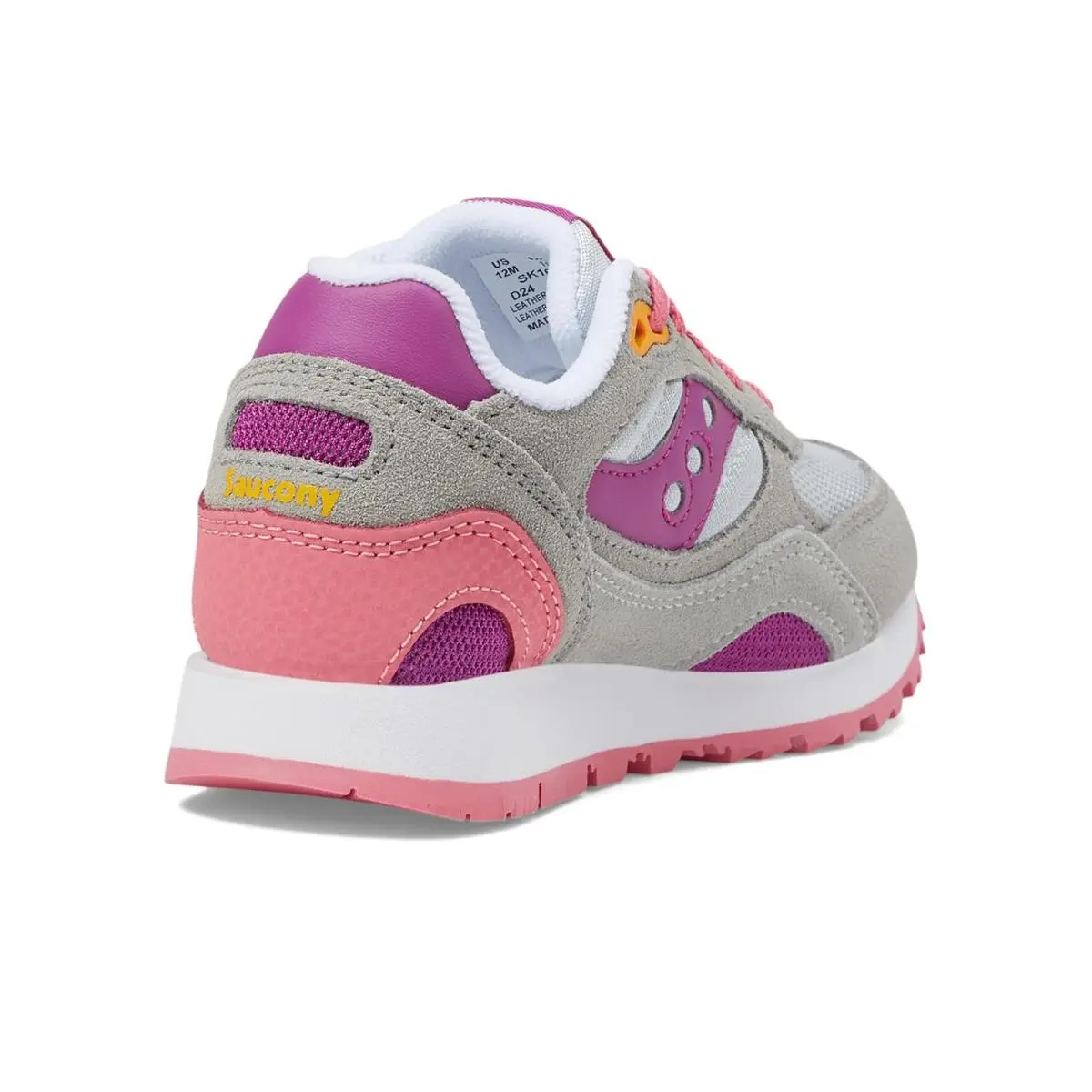 Saucony shoes - Grey/Purple/Coral 9