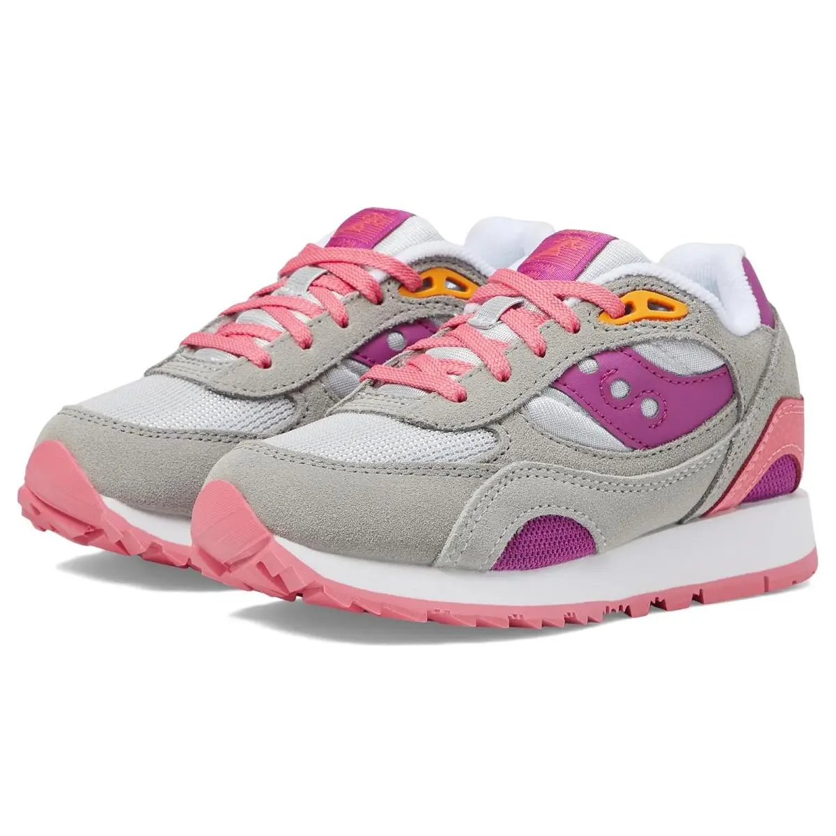 Saucony shoes - Grey/Purple/Coral 5