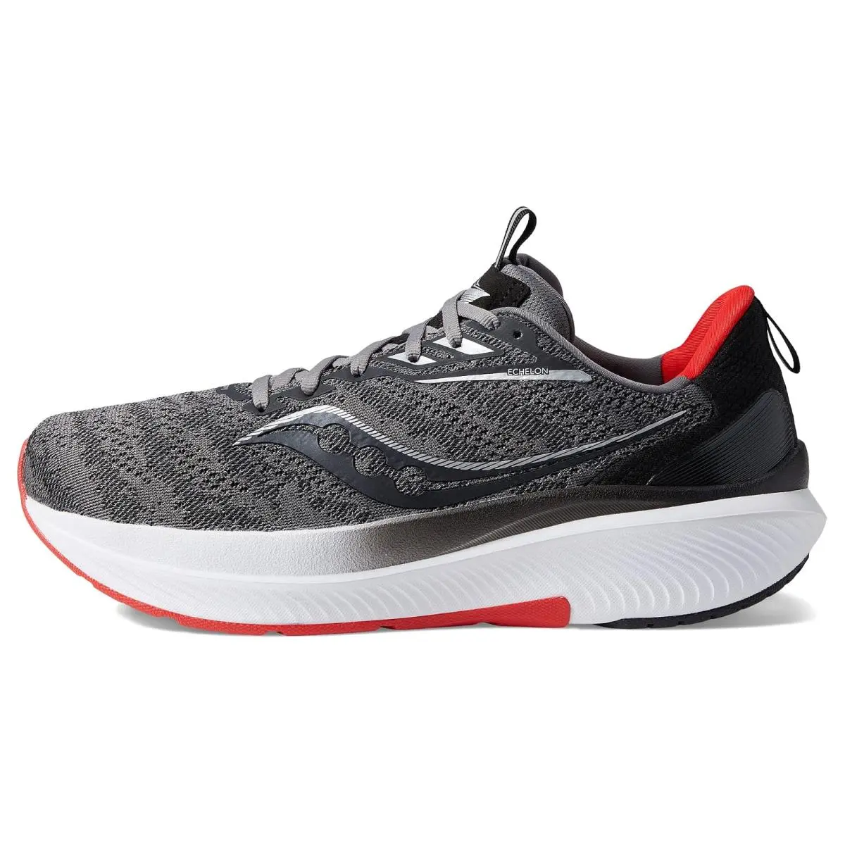 Saucony shoes - Charcoal/Red Sky 8