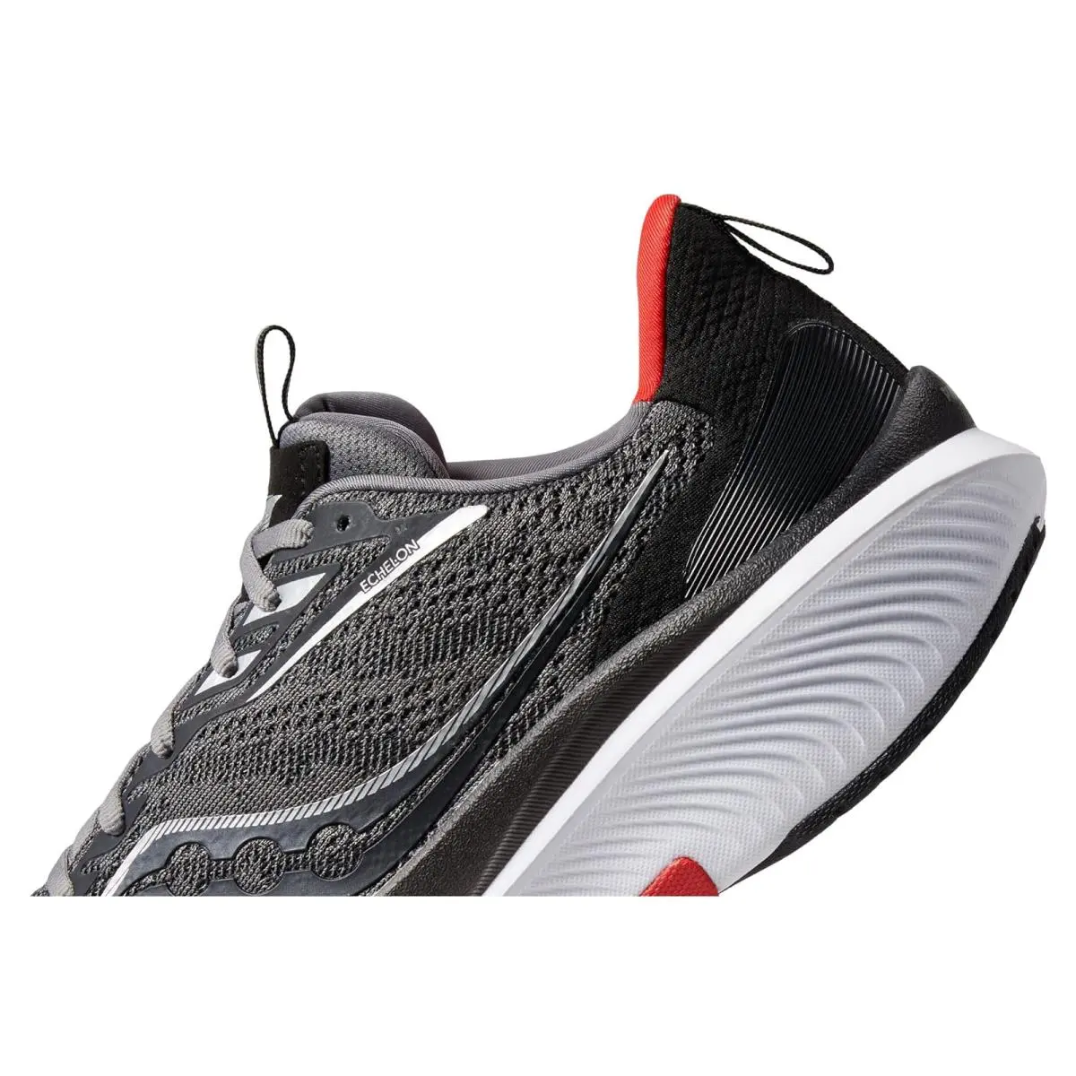 Saucony shoes - Charcoal/Red Sky 9