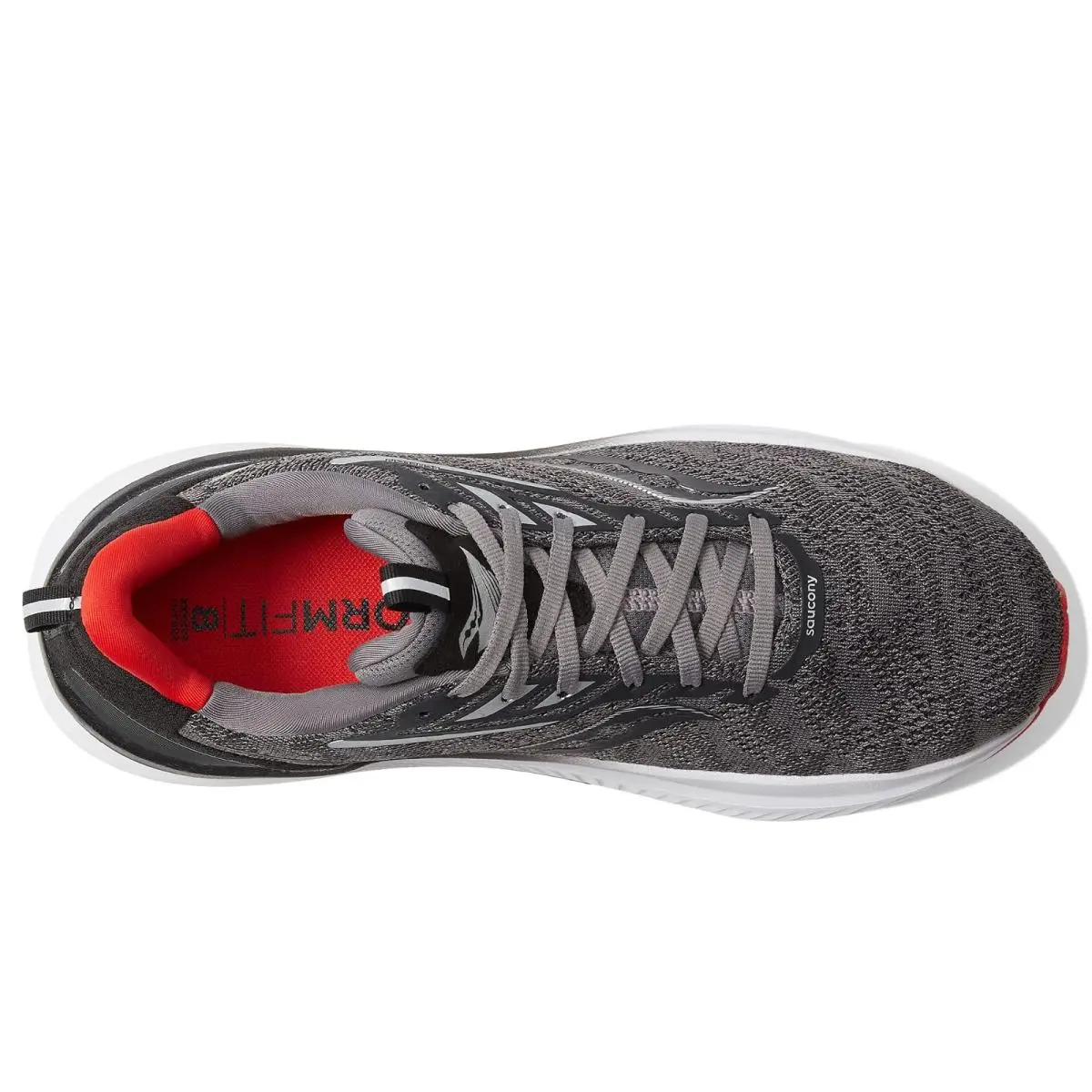Saucony shoes - Charcoal/Red Sky 6