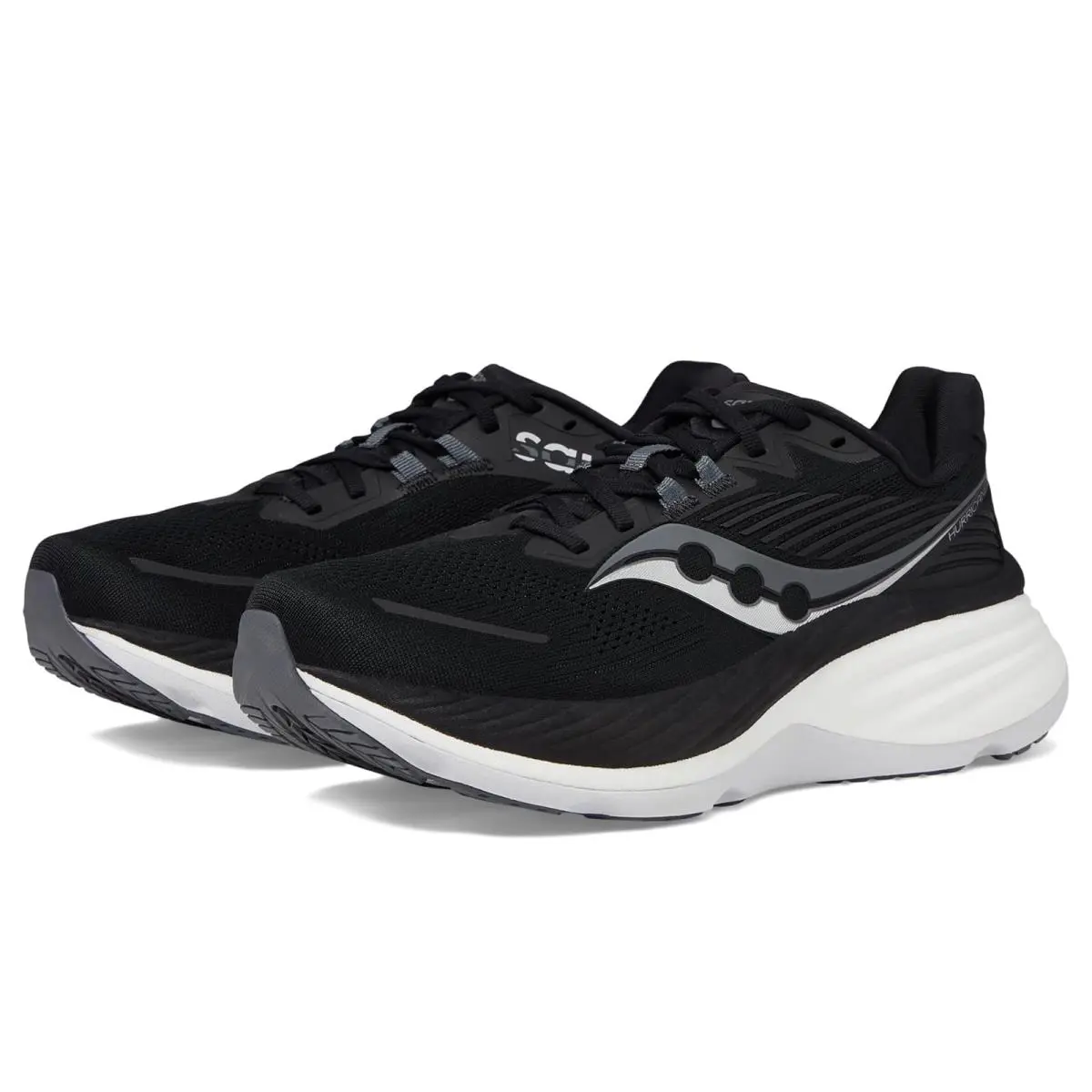 Man`s Sneakers Athletic Shoes Saucony Hurricane 24 - Black/Carbon