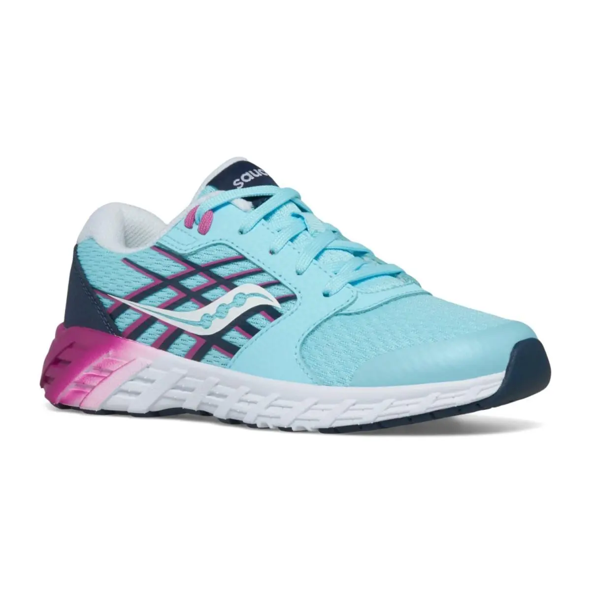 Saucony shoes - Blue/Pink 4