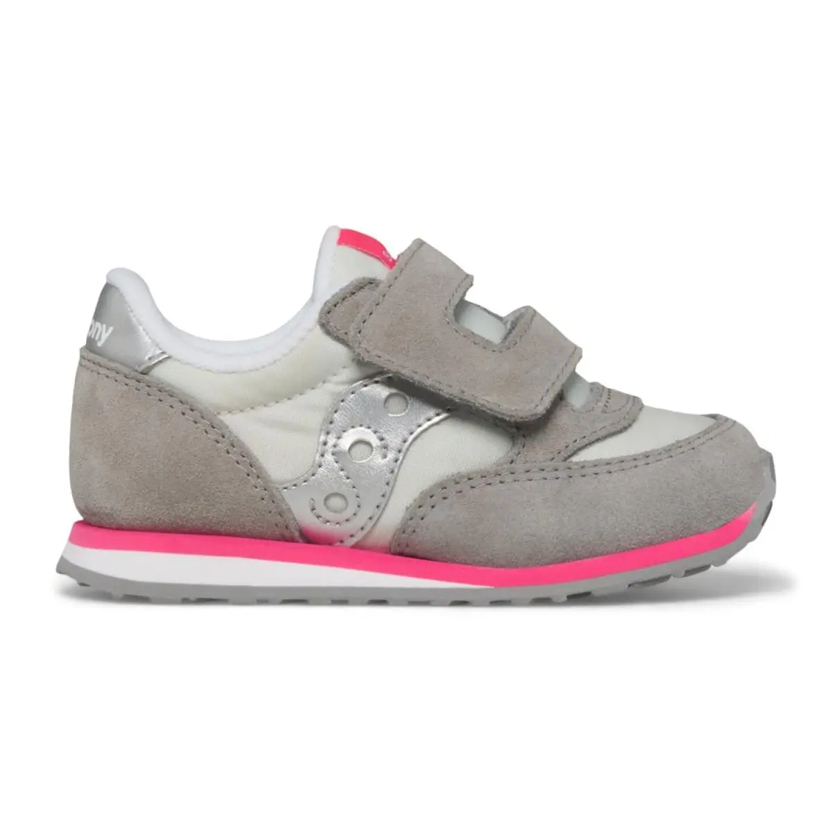 Saucony shoes - Grey/Silver/Pink 8